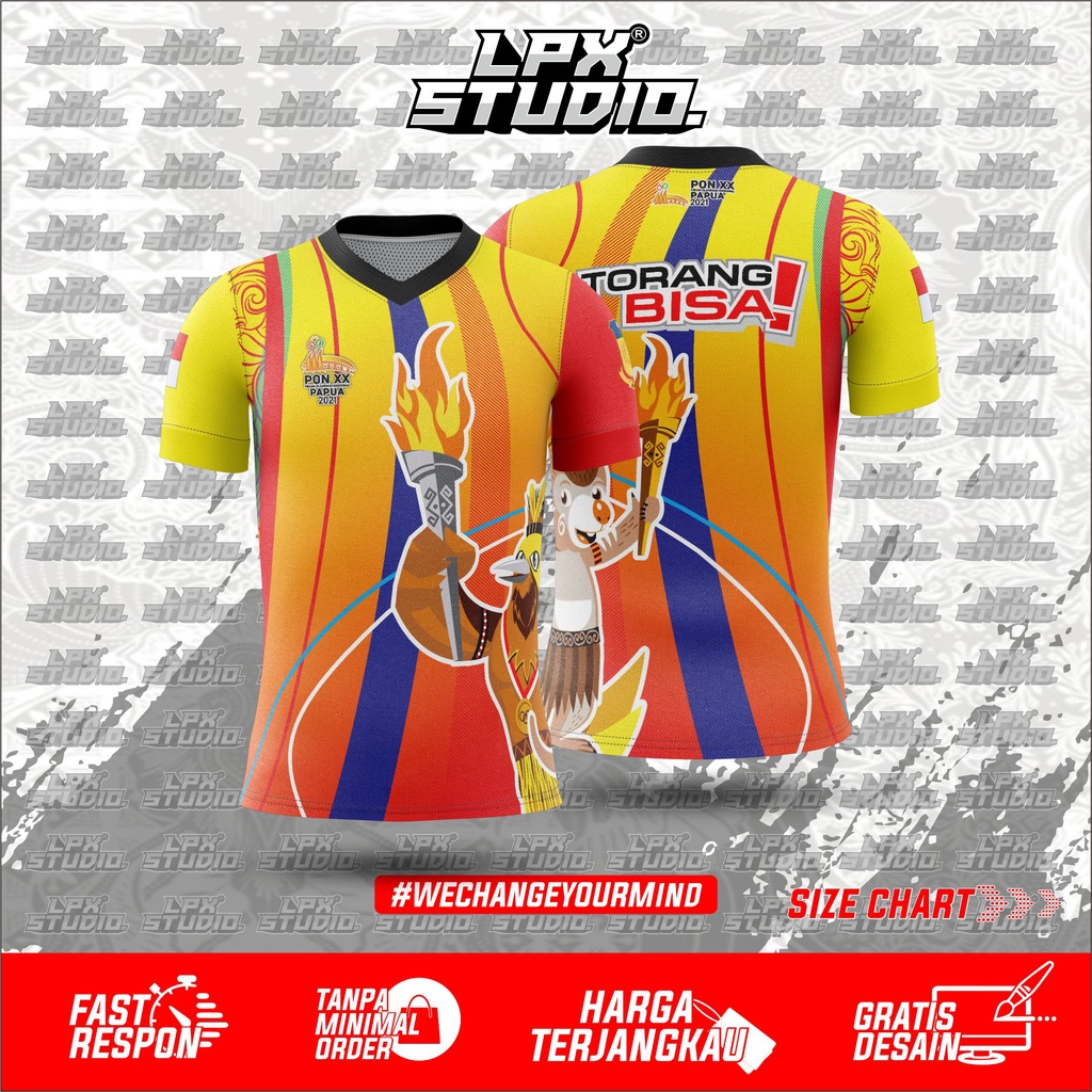 Jersey Baju Pon Papua 2021