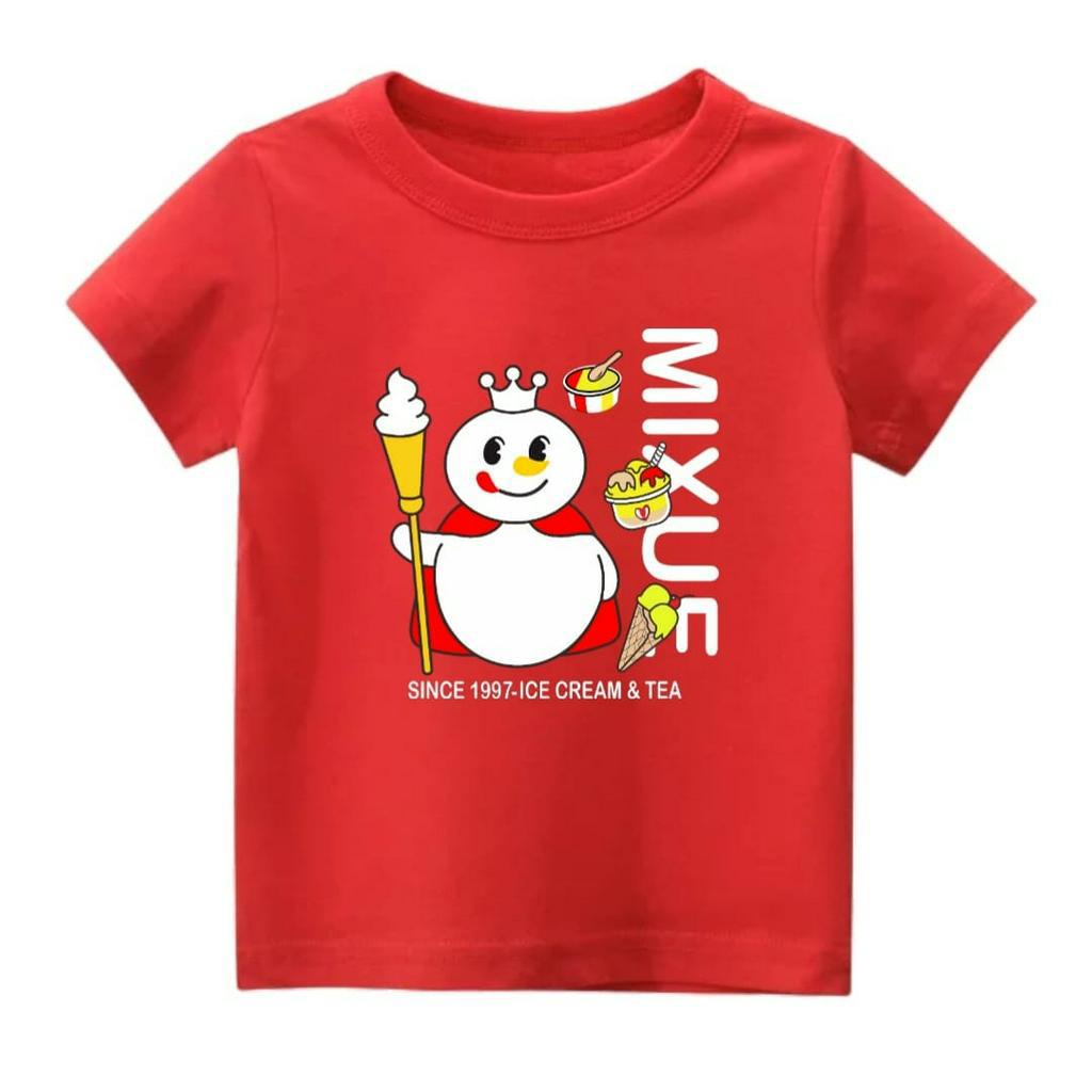 Rdkidzid Atasan Baju Kaos Anak Anak Motif Misu Miksu Mixue