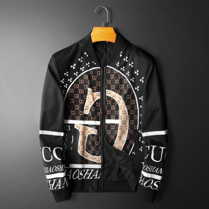 Jaket Bomber Pria Branded Gucci
