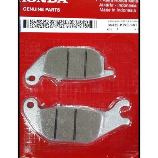 Pad Set RR Kampas rem belakang CS1 ASLI ORIGINAL HONDA AHM 06435-KWC-901 06435KWC901