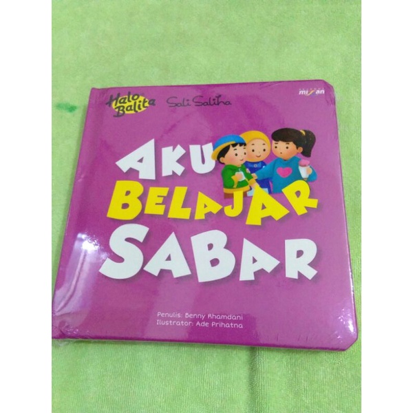 Boardbook Aku Belajar Sabar || Halo Balita ||