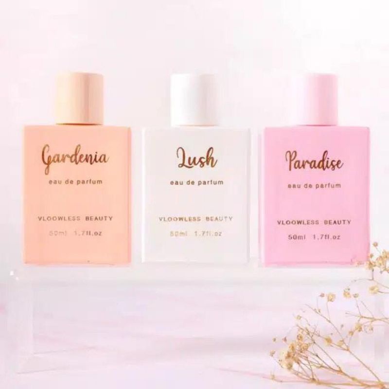 vloowless parfume edp lush/paradise /parfume tahan lama