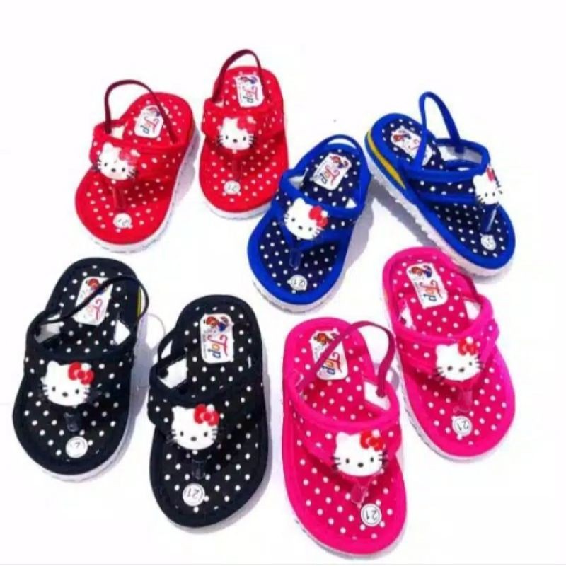 Sandal Bayi Sandal Baby Kids Polkadot Bunyi 6 18 Bulan