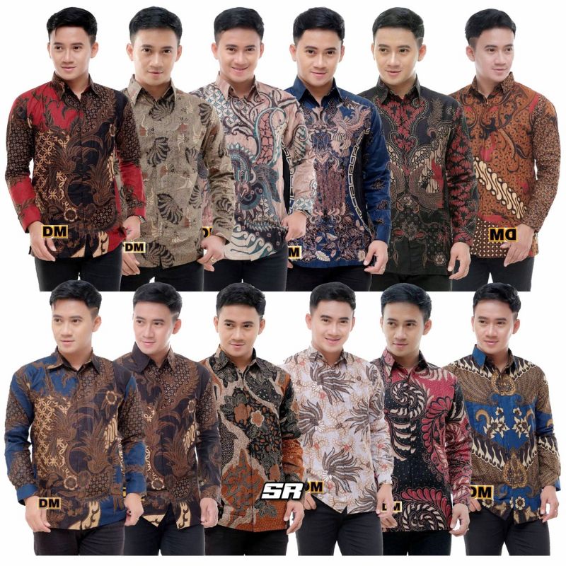 kemeja batik atasan pria lengan panjang ukuran m l xl xxl berkualitas kemeja batik pria murah baju batik kantok baju batik seragam kemeja batik pekalongan kemeja batik termurah