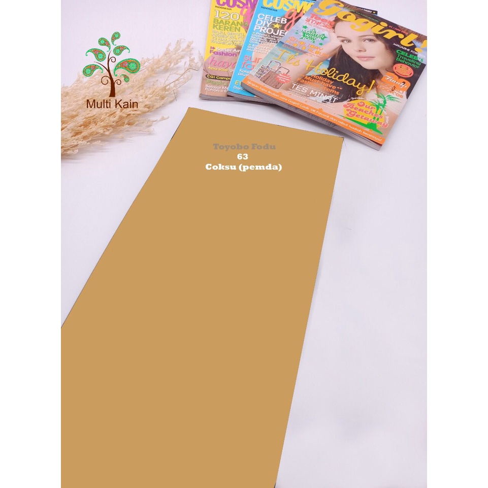 Bahan Multi kain katun cotton toyobo FODU (COPYRIGHT, TERDAFTAR) asli premium-FODU 63 coksu pemda