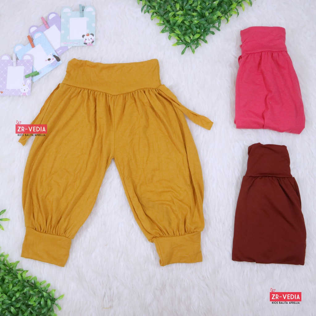 Aladin Polos uk 1-2 Tahun / Celana Anak Perempuan Harian Panjang Murah Adem Motif Polos Pants Kids