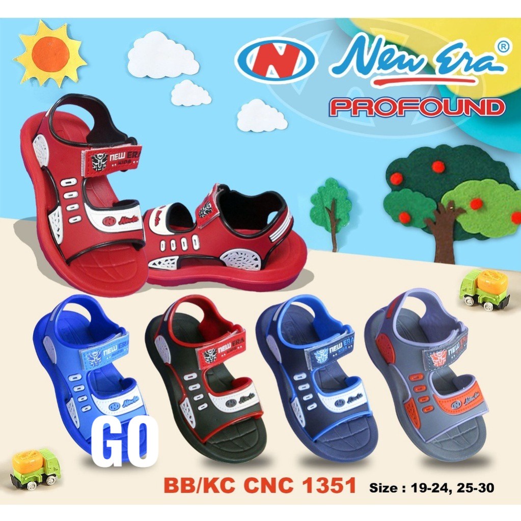 gof New Era BB/KC CNC 1351 Sendal Karet Anak cowok