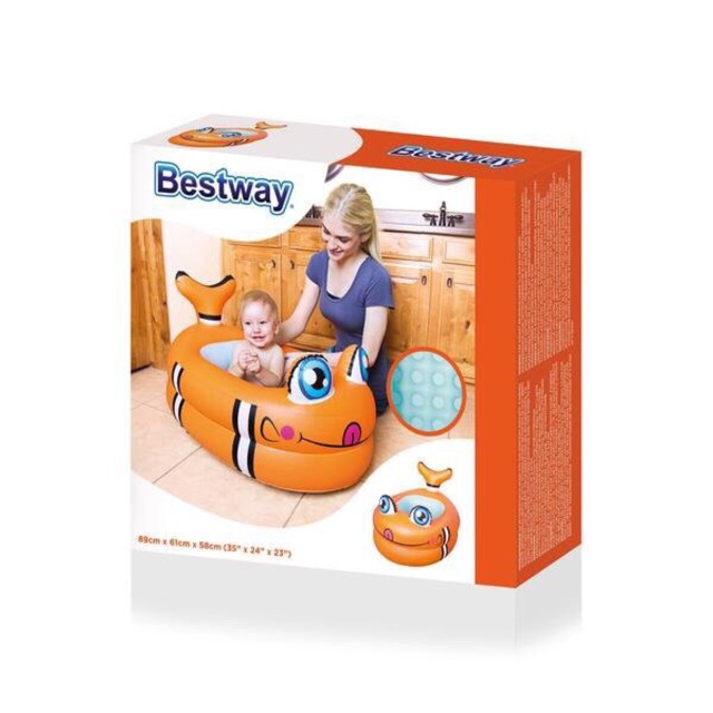 Bestway Nemo Bathtub / Kolam Mandi / Bak Mandi Bayi / Ban Berenang