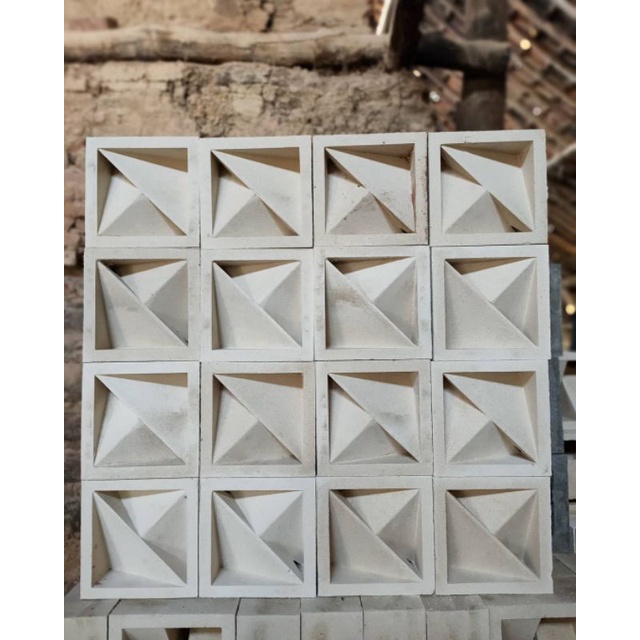 Roster arou minimalis beton dekorasi rumah desain cafe design arsitektur bahan bangunan kontraktor B