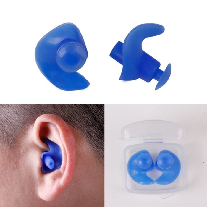 (MAINANKYU) PENUTUP TELINGA EAR PLUG RENANG ANTI AIR