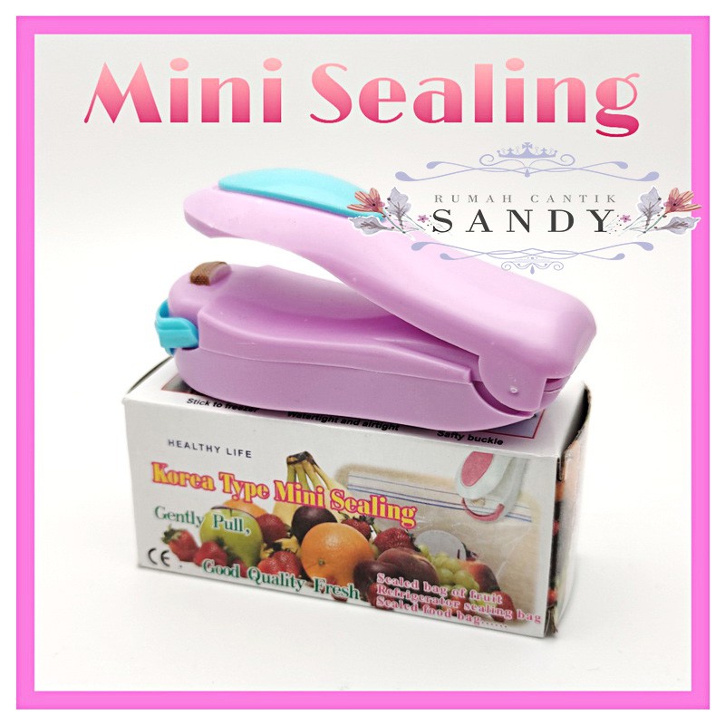 Mini Sealing Super ~ alat perekat mini tanpa lem~ Alat Perekat Makanan