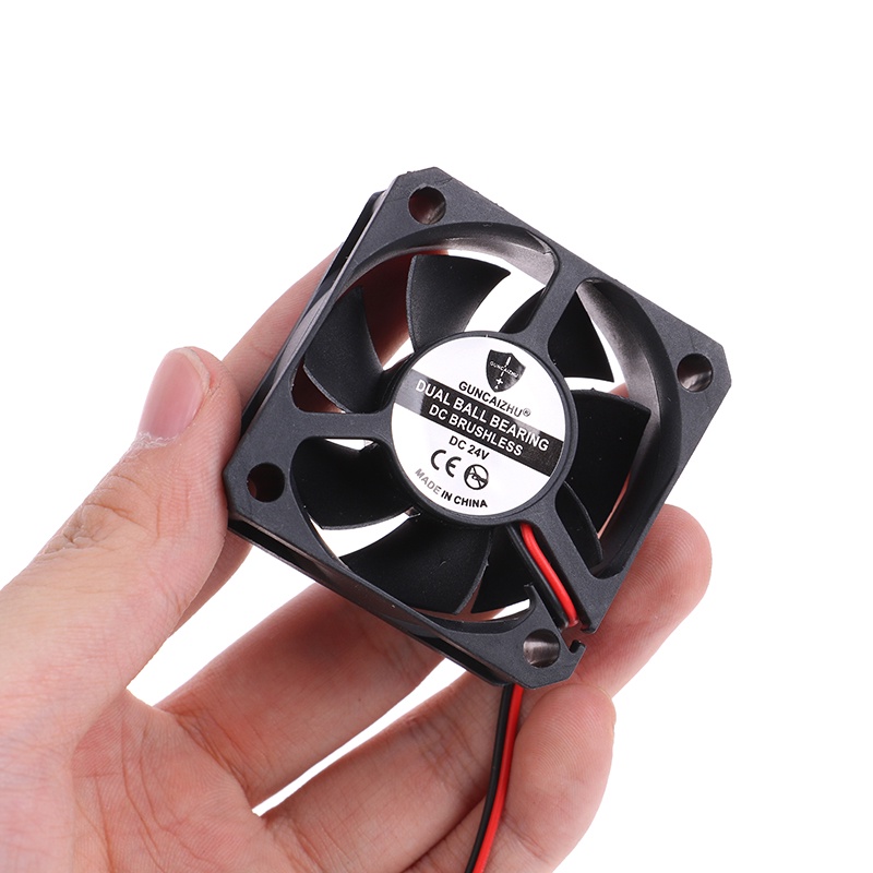 {LUCKID}5020 5V/12V/24V 50*50*20 mm 2wire 2-Pin Server Inverter Cooling Fan