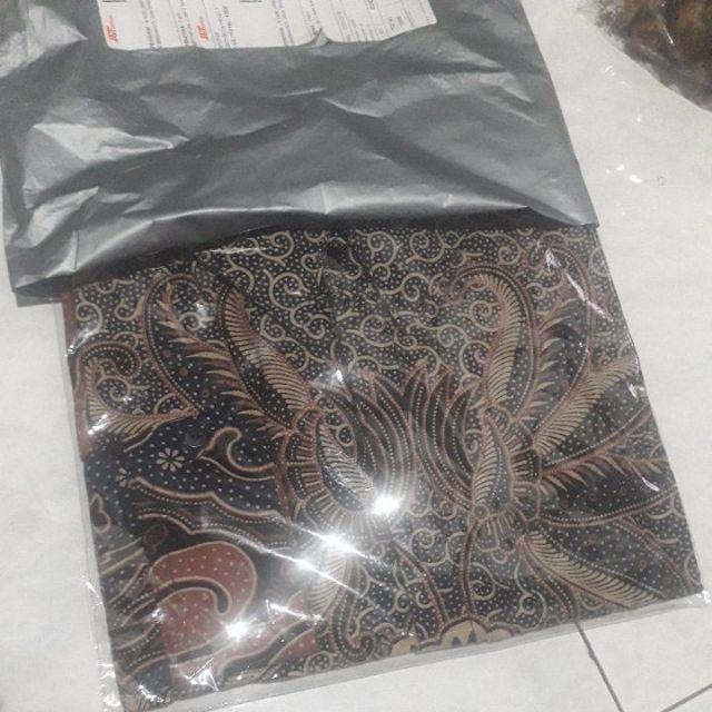 Kemeja Batik Pria Lengan Panajang Size M L Xl Xxl Bswart Batik Hrb026 Kenongo Hem Panjang Padi