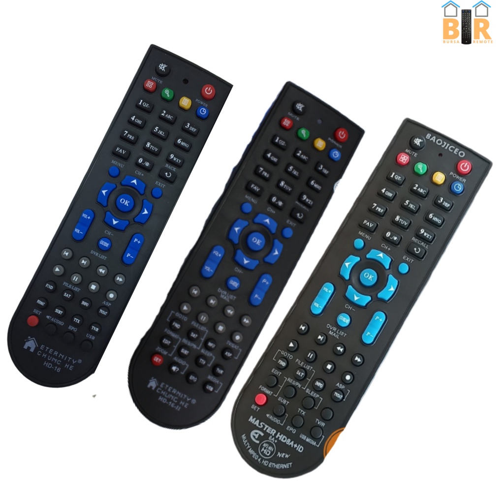 Remot Remote MULTI RECEIVER PARABOLA MPEG4 HD (getmecom, matrix, manhattan, venus, technosat)