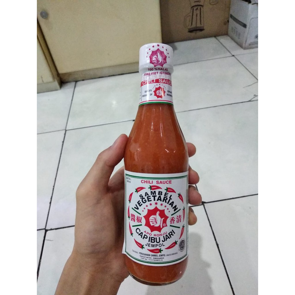 

Chilli Sauce / Sambel Vegetarian Cap Ibu Jari / Jempol 320 ml / Halal