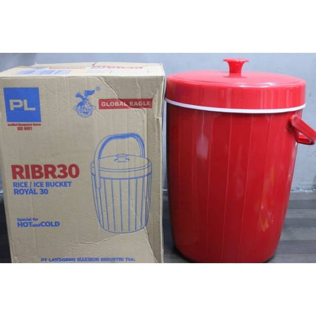 rice bucket ice tempat penyimpanan nasi es batu box 30 liter 30L L
