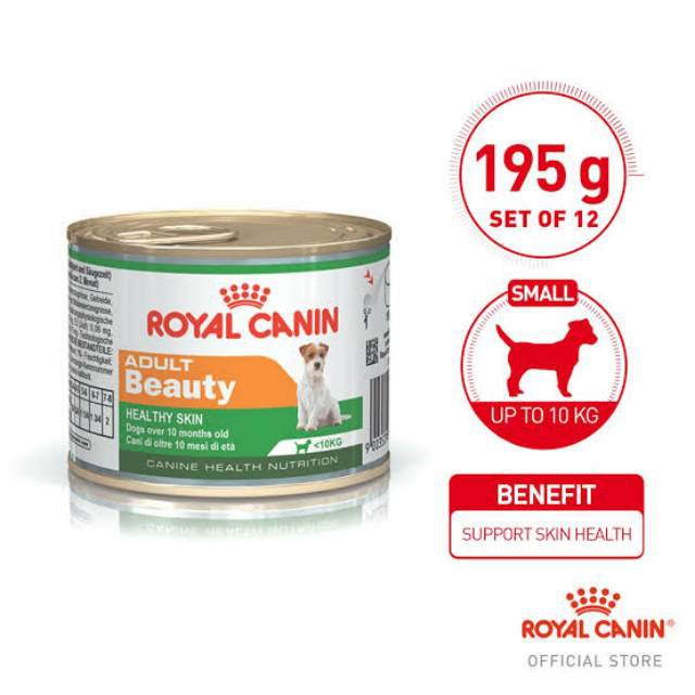 Royal Canin Mini Adult Beauty Can Makanan Anjing Dewasa Wet 195gr / Royal Canin Adult Beauty 195gr