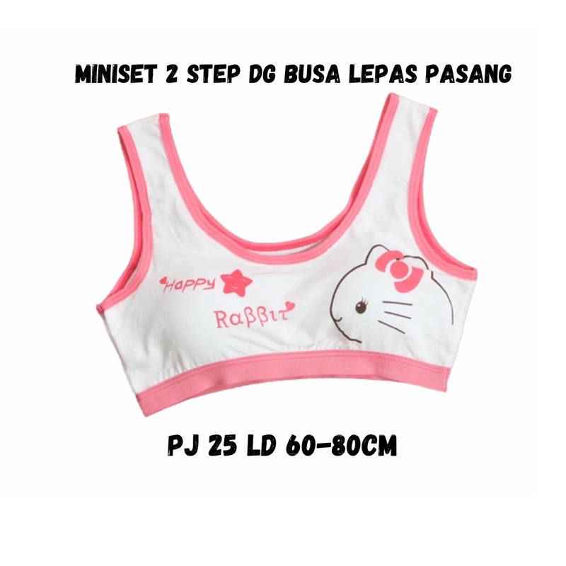 Miniset Anak Perempuan Remaja Cewek ABG SD SMP Beha BH Bra Remaja Mini Set Anak Perempuan Busa