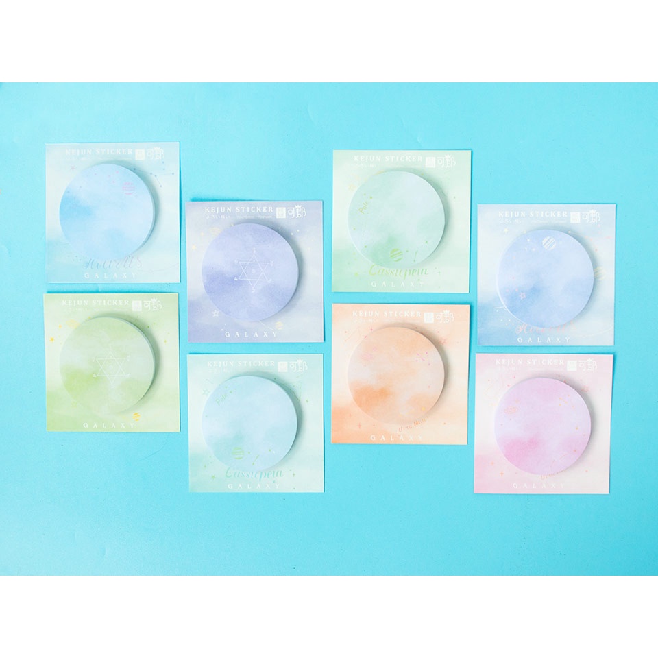 

Panmomo Pastel Galaxy Round Sticky Notes - Catatan Tempel / Kertas Memo
