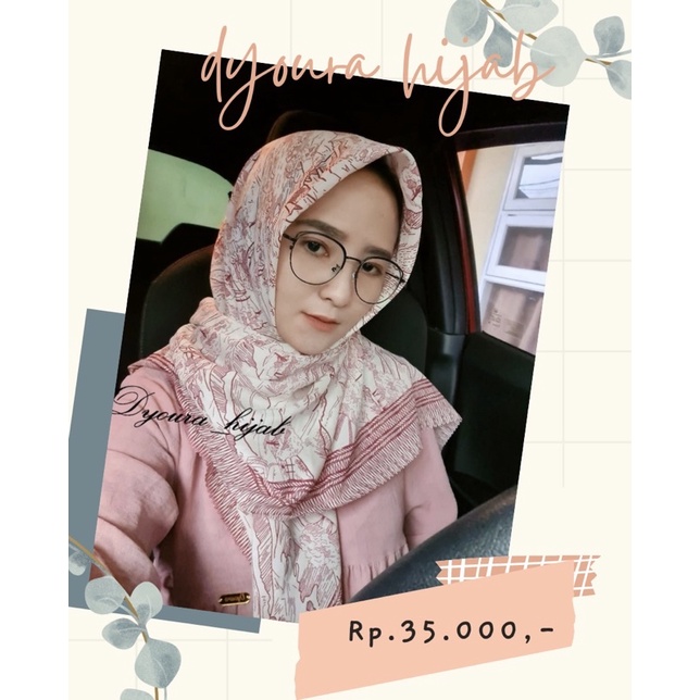 Hijab motif Voal by Dyoura