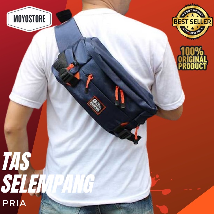 Tas Waist Bag Pria  Tas Sling Bag Pria Tas Waist Bag Pria  - Tas Selempang Pria Tas Pinggang Pria Ta