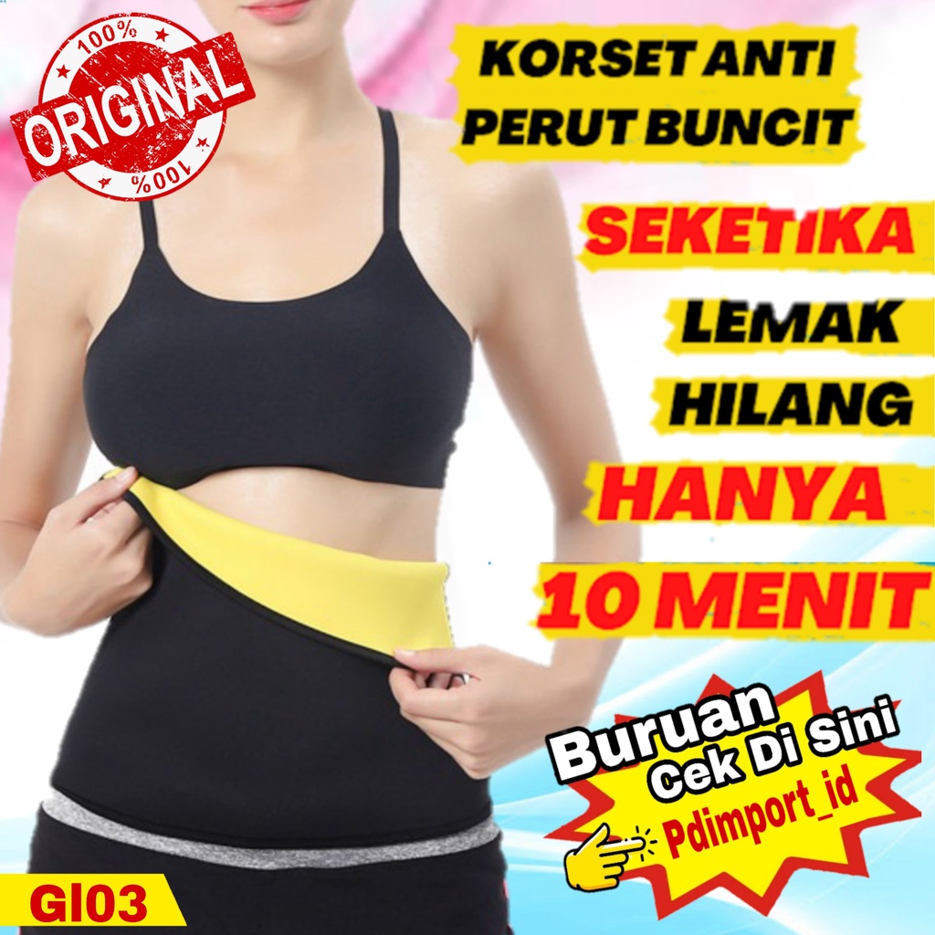 Korset Pelangsing Pembakar Lemak Perut Buncit Wanita