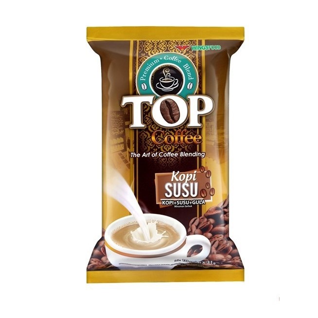 

Top Coffee Kopi Susu 310g (10 Sachet @31g)