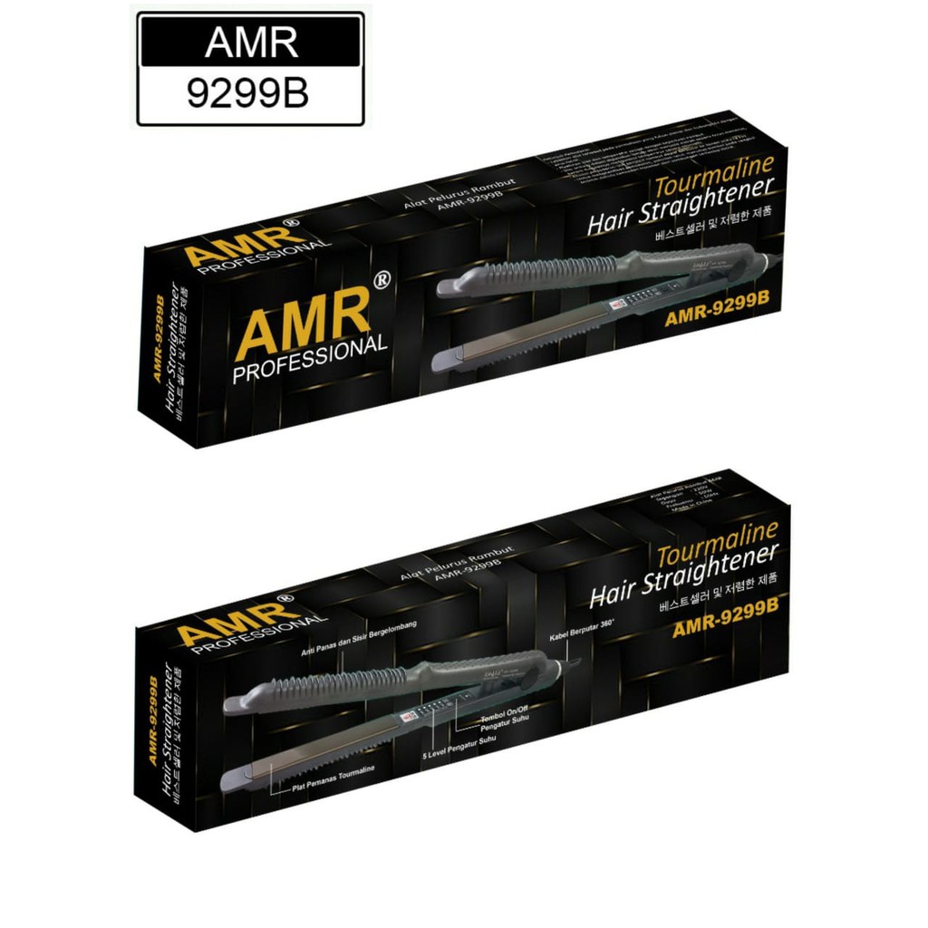 AMR / AMR-9299B / Catokan Rambut Tourmaline 2in1 Professional