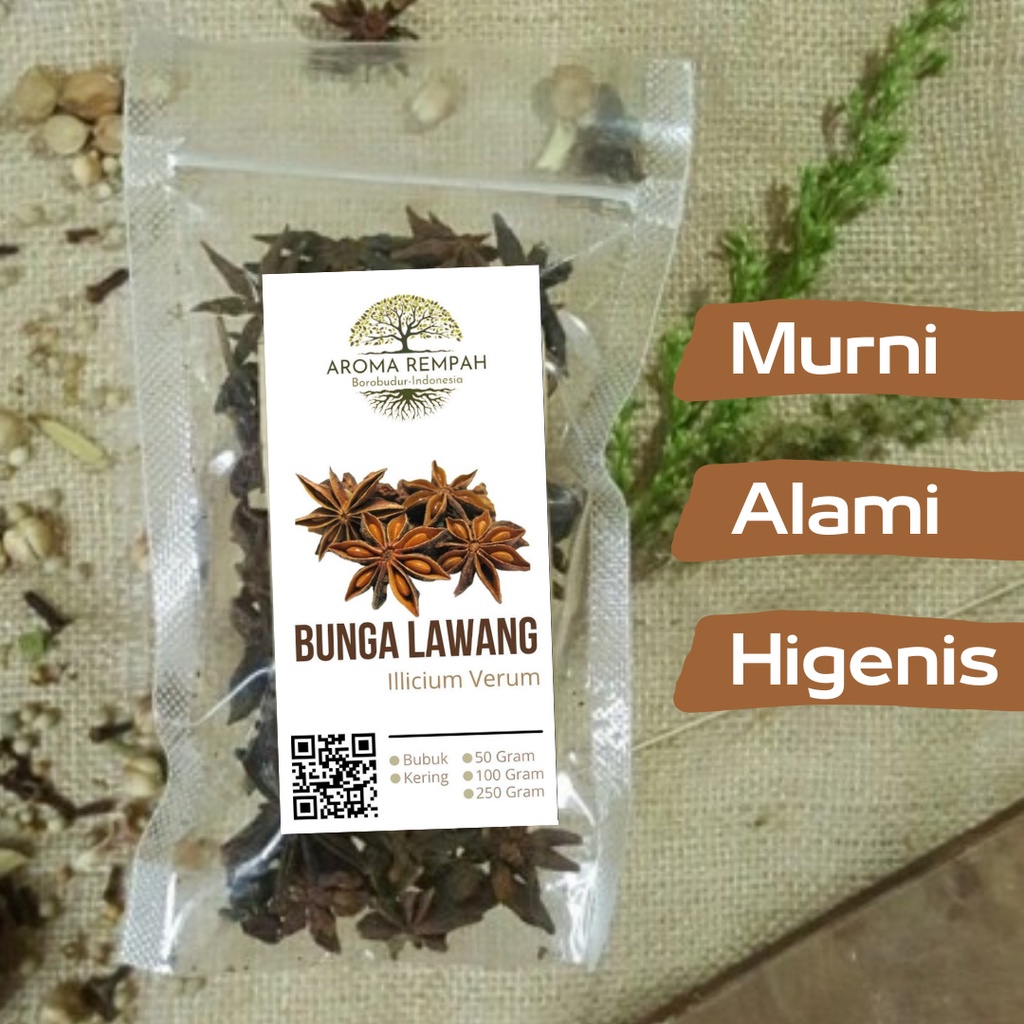 

BUNGA LAWANG KERING PEKAK KEMBANG - Illicium Verum - MURNI - JSR - REMPAH - PREMIUM QUALITY