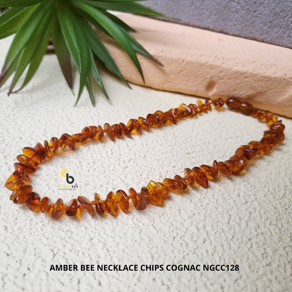 Kalung Amber Bayi dan Anak Premium Nugget Honey Glossy By Amber Bee NGHN128