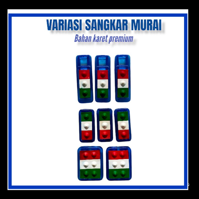 variasi sangkar burung murai (biru) bahan karet premium