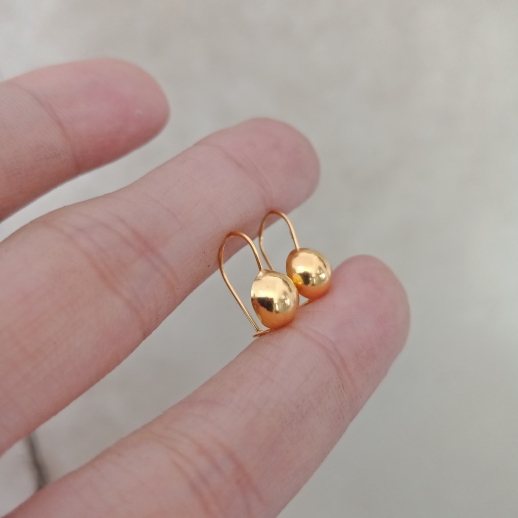 anting gantung merica desi anak dan dewasa emas asli kadar 700 70% 16k 22 gold