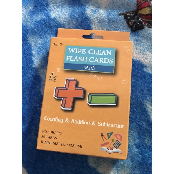 

flash card wipe clean