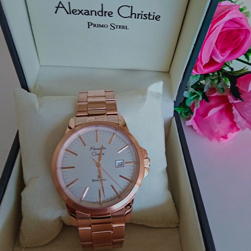 Alexander Cristie 1008 Jam Tangan Pria Rantai