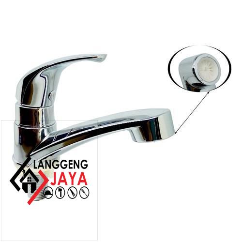 Kran Pvc Wastafel Chrome Ipex Langgeng-