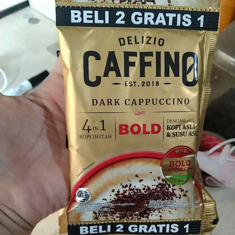 Cafino Dark Cappucino 25gr per renceng