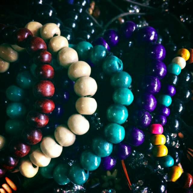 Gelang Guli-Guli Kayu Bali