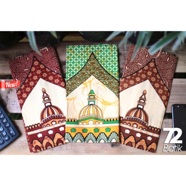 SAJADAH BATIK TRAVEL PREMIUM 55X105CM SOUVENIR NIKAHAN HADIAH 723497 CAP 72