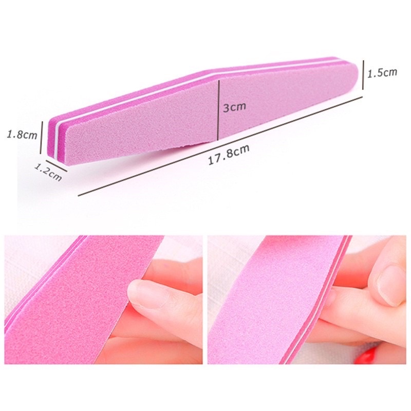 Kikir Kuku | Kikir Kuku Kaca Nano | Pengkilap Kuku Sunshine | Nail Buffer