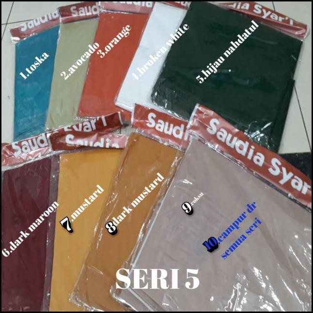 Saudia Syar Umama Jumbo Jahit Tepi