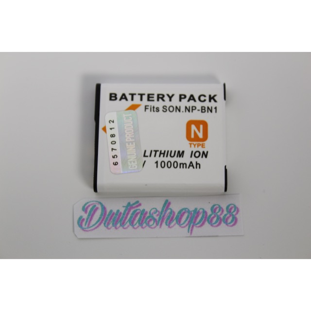 Baterai sony NP-BN1 - BATTERY SONY NP-BN 1