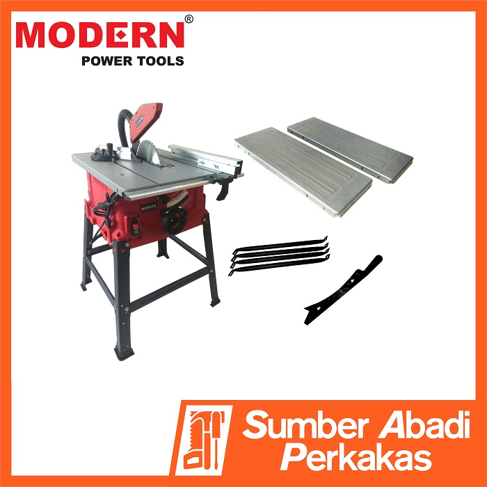MODERN M-610 Mesin Table Saw 10 Inch Meja Gergaji Potong Kayu M610