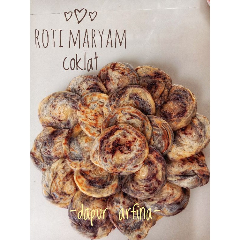 

roti maryam Azzahra rasa coklat