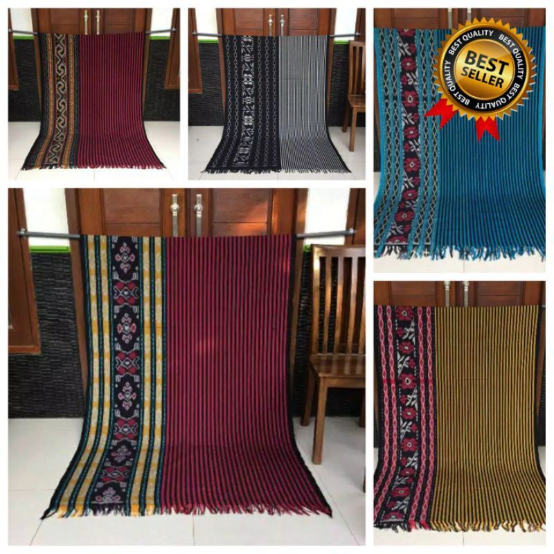 kain tenun mix lurik original motif nusantara