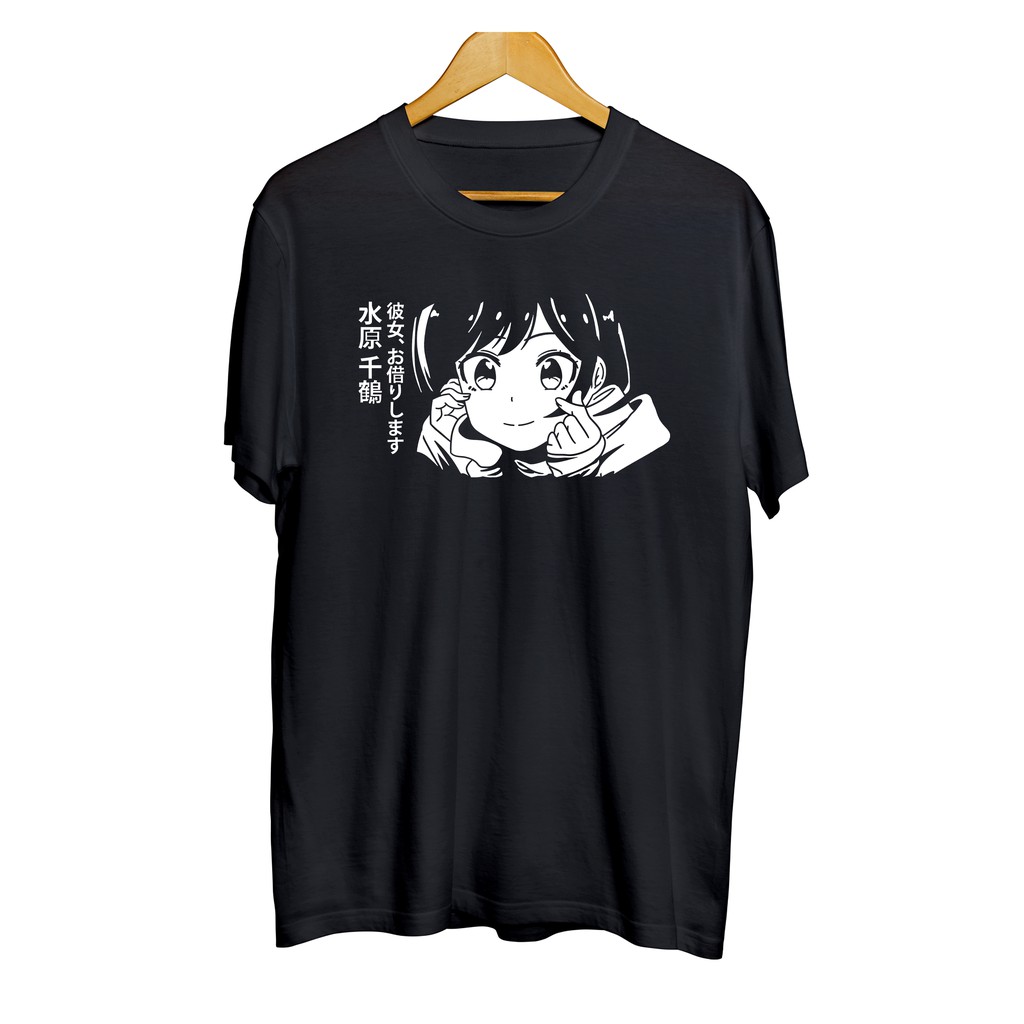 Kaos distro anime MIZUHARA CHIZURU saranghe new waifu original design material cotton combed 30s
