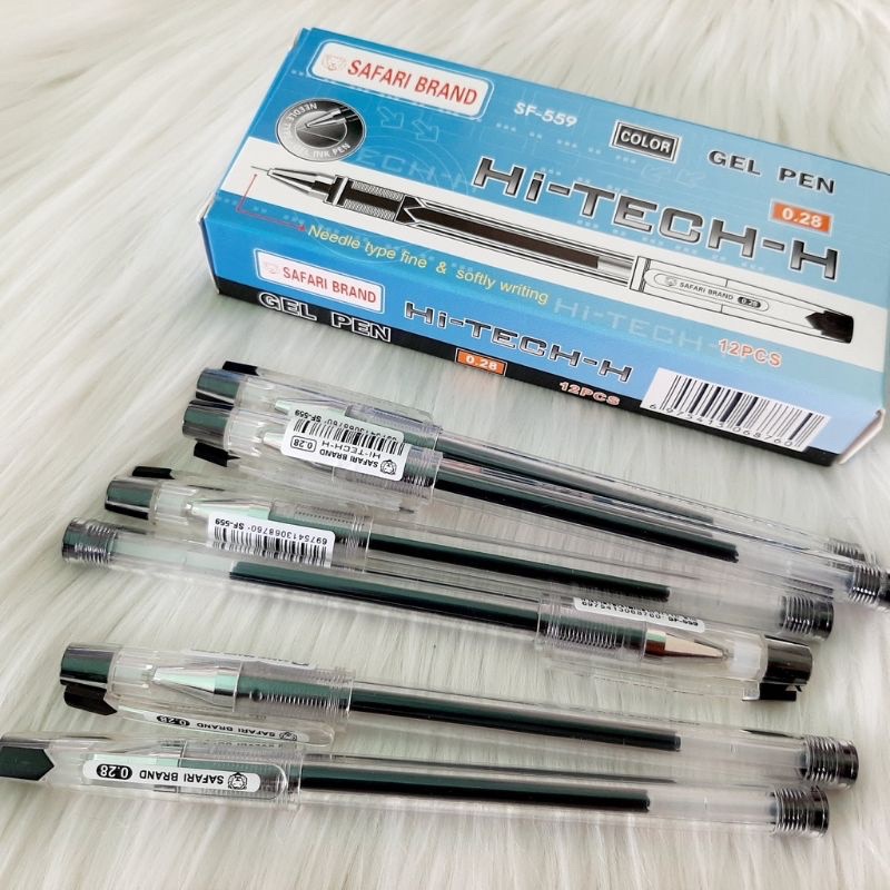 Bulpen Hitech-H Safari Pen Gel Bolpoin (1pak = 12pcs)