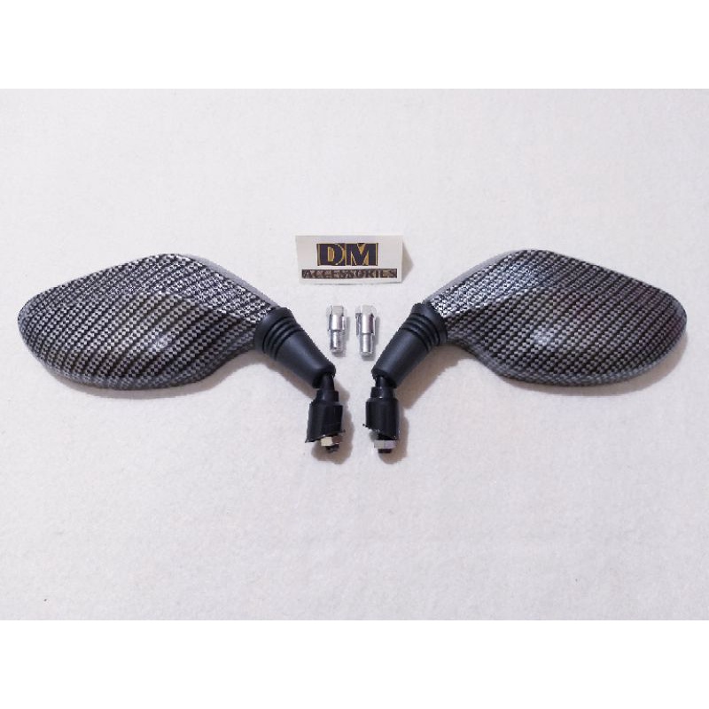 SPION CLICK 125 CARBON VARIO 125 / 150 / 160 ADV PCX FORZA BEAT SCOOPY & SEMUA MOTOR HONDA-Carbon Terang