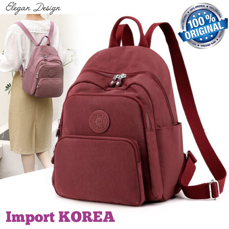 ORIGINAL Tas Ransel Chibao Import KOREA Elegan Design Trendy Anti Air Best Seller