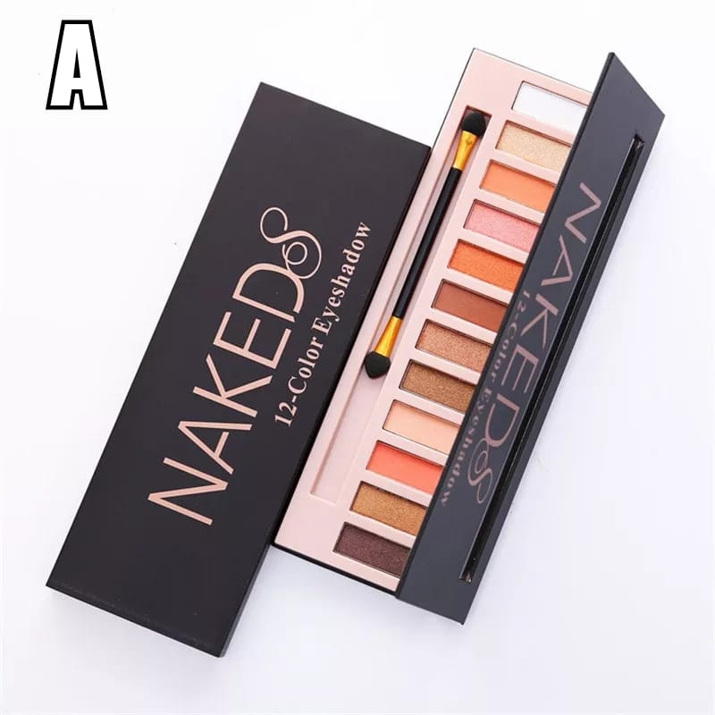 Nakeds 12 Warna Matte And Shimmer Nakeds Eyeshadow MAKE UP KOREA