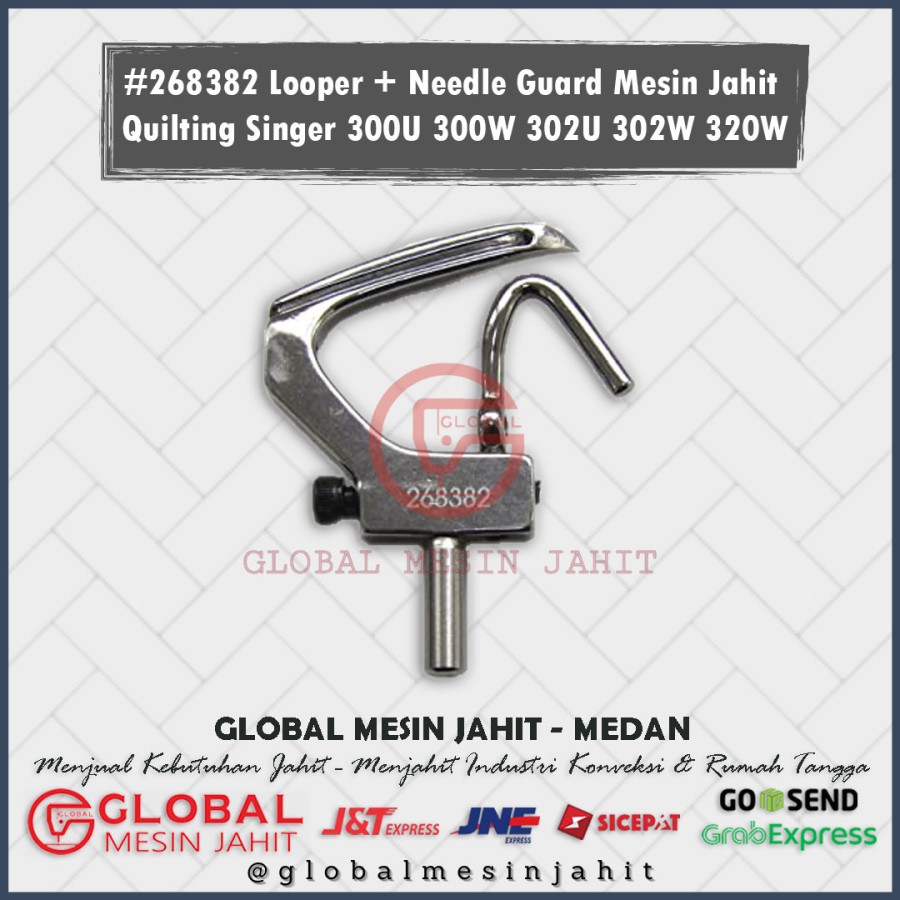 #268382 Looper + Needle Guard Mesin Jahit Quilting Singer 300U 300W